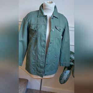 Levi's Womens Olive Green Trucker Jacket